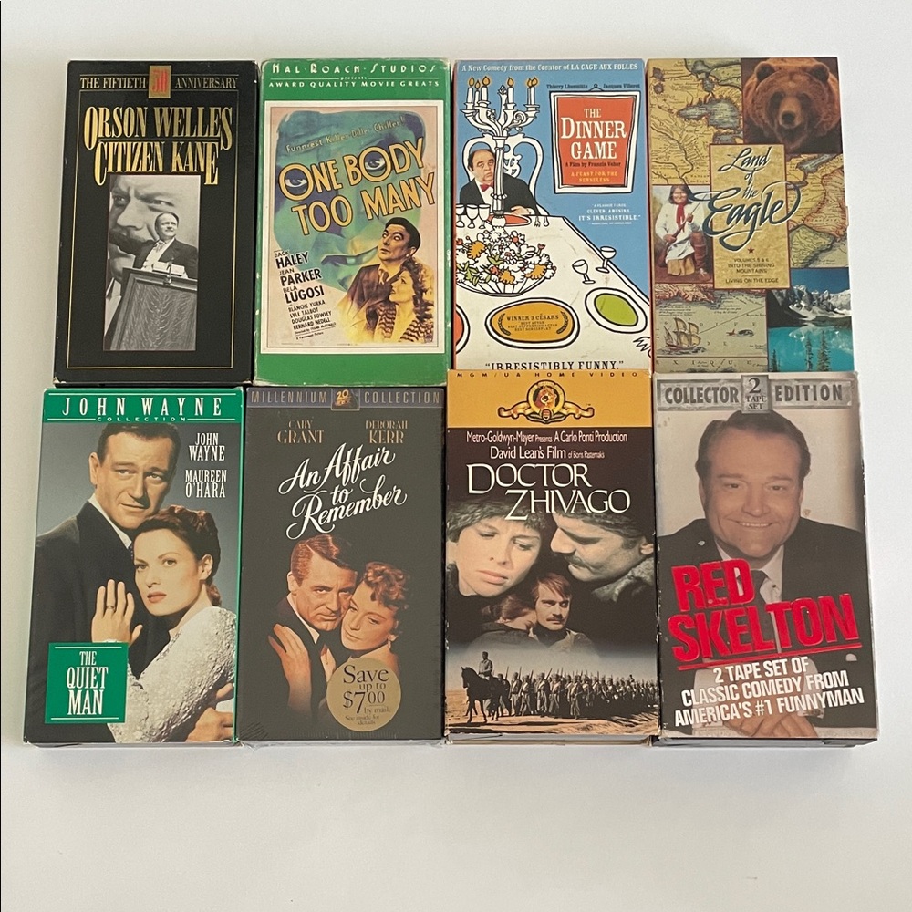 Classic Movie VHS Collection: Doctor Zhivago, Citizen Kane, The Quiet Man...